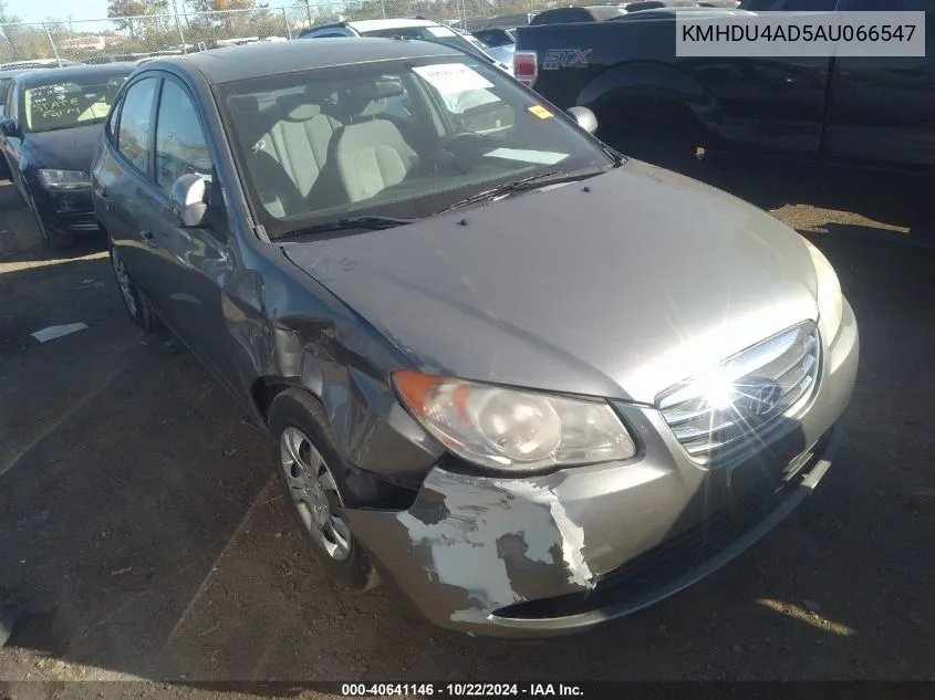 2010 Hyundai Elantra Gls VIN: KMHDU4AD5AU066547 Lot: 40641146