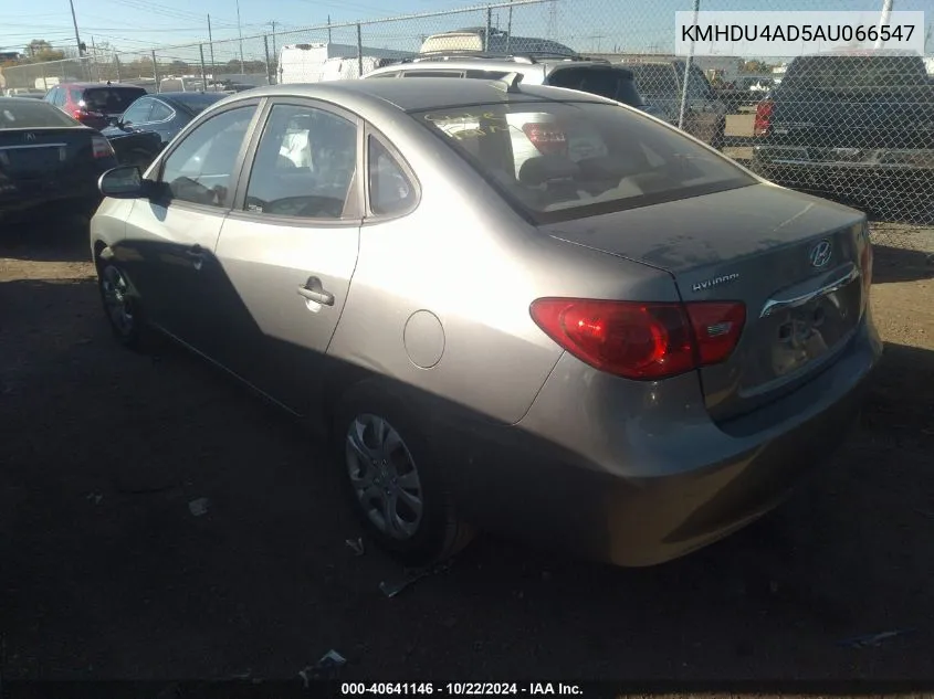 2010 Hyundai Elantra Gls VIN: KMHDU4AD5AU066547 Lot: 40641146