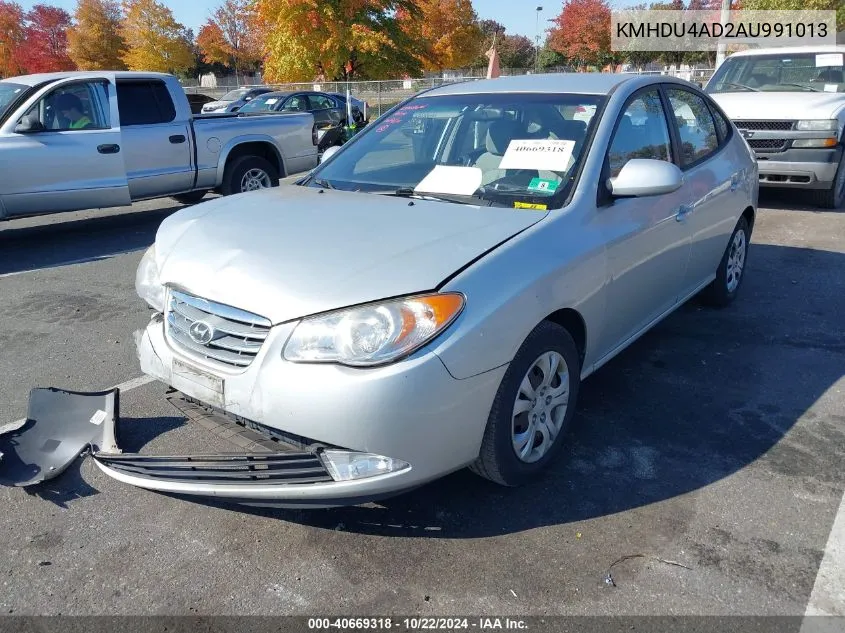 2010 Hyundai Elantra Gls VIN: KMHDU4AD2AU991013 Lot: 40669318