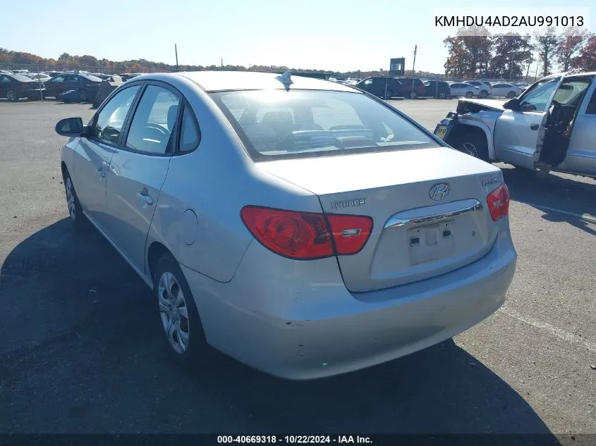 2010 Hyundai Elantra Gls VIN: KMHDU4AD2AU991013 Lot: 40669318