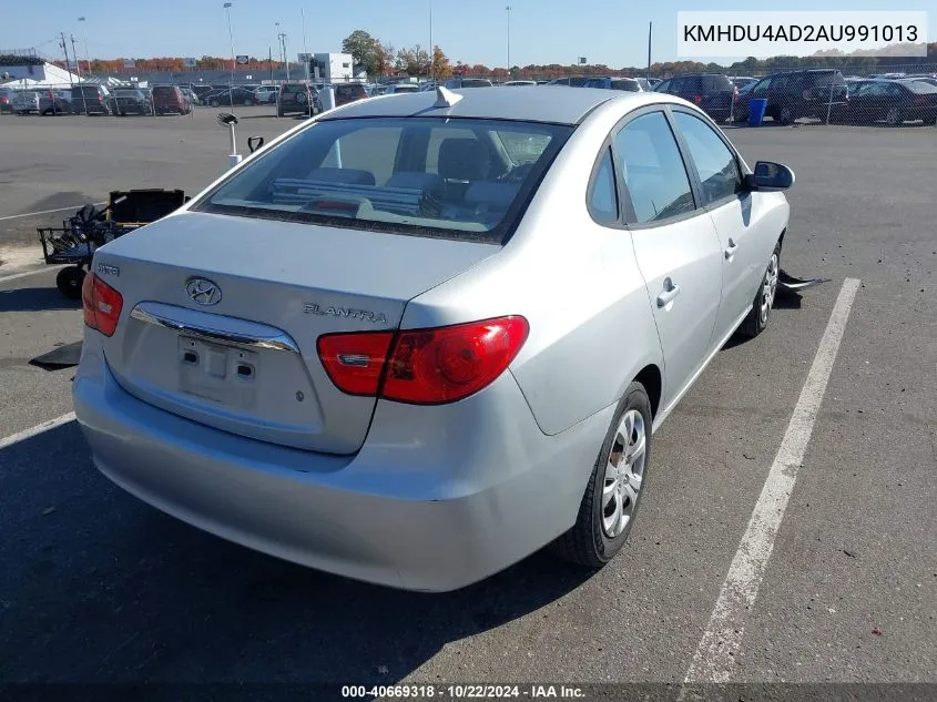 KMHDU4AD2AU991013 2010 Hyundai Elantra Gls