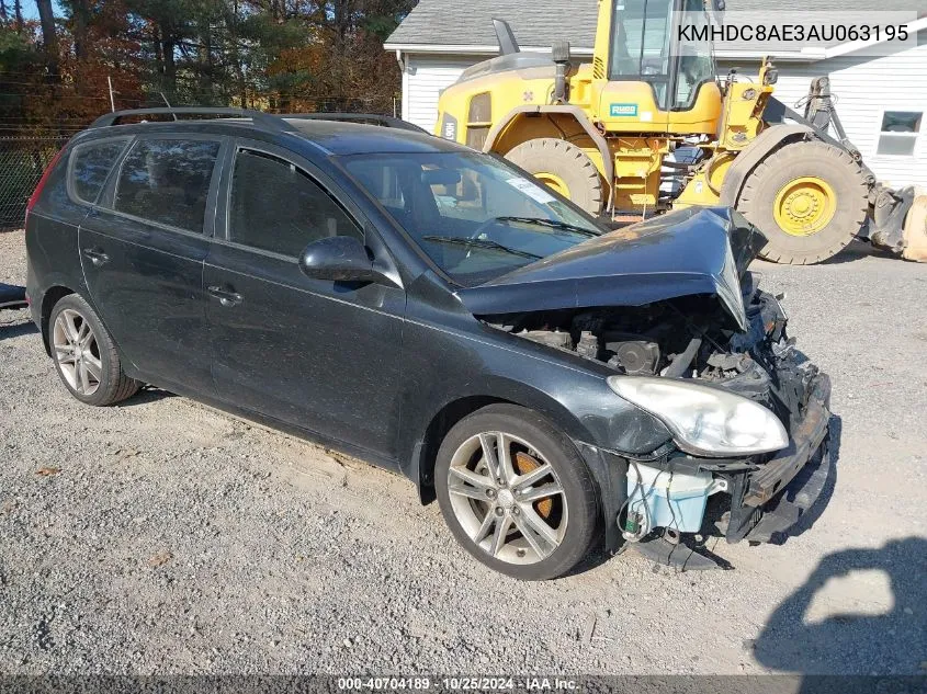 2010 Hyundai Elantra Touring Gls/Se VIN: KMHDC8AE3AU063195 Lot: 40704189