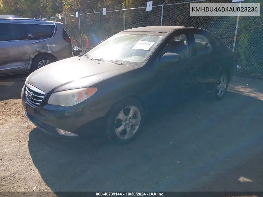 2010 Hyundai Elantra Se VIN: KMHDU4AD4AU023236 Lot: 40739144