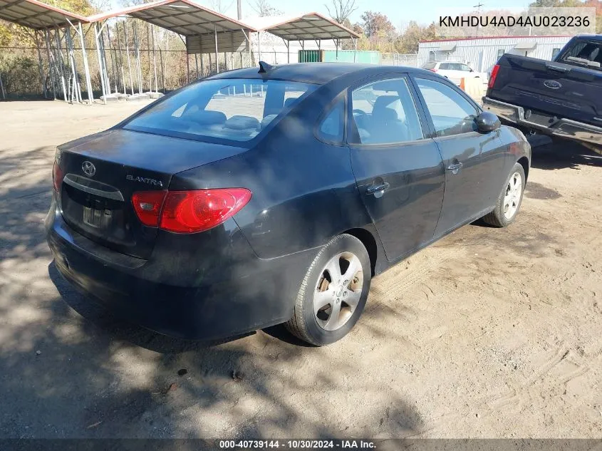 KMHDU4AD4AU023236 2010 Hyundai Elantra Se