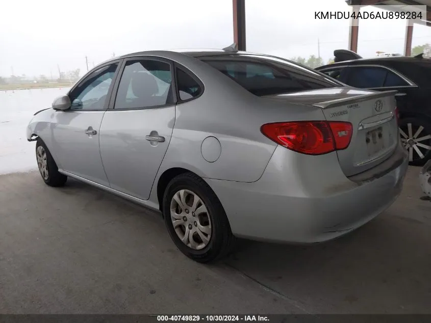 2010 Hyundai Elantra Gls VIN: KMHDU4AD6AU898284 Lot: 40749829