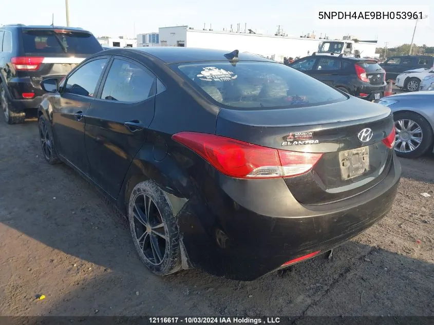 5NPDH4AE9BH053961 2011 Hyundai Elantra