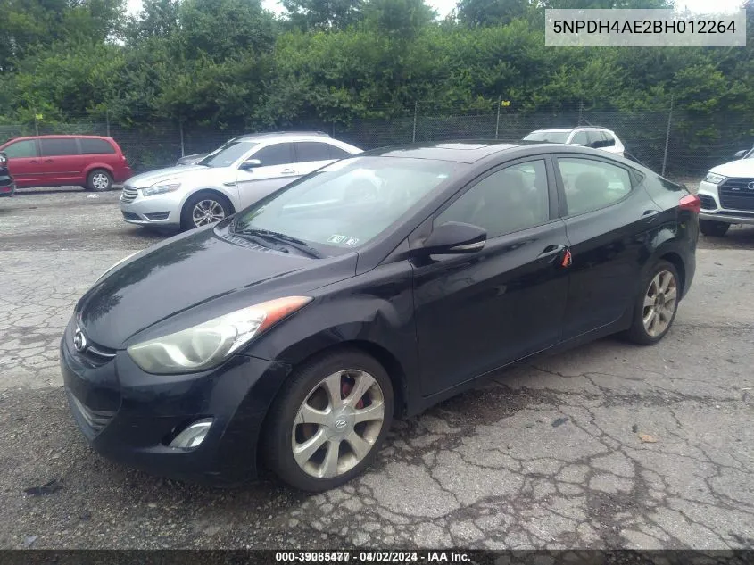 2011 Hyundai Elantra Limited VIN: 5NPDH4AE2BH012264 Lot: 39085477