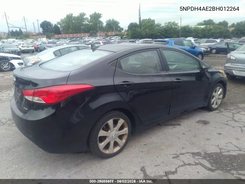 2011 Hyundai Elantra Limited VIN: 5NPDH4AE2BH012264 Lot: 39085477