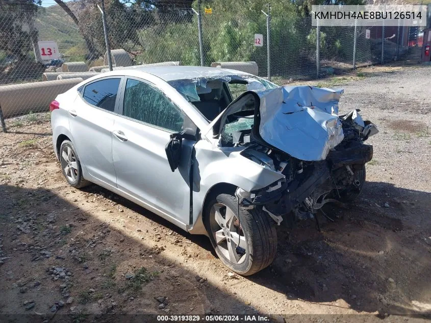 KMHDH4AE8BU126514 2011 Hyundai Elantra Gls (Ulsan Plant)