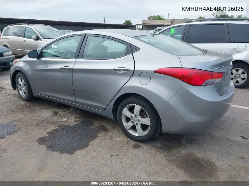 KMHDH4AE4BU126025 2011 Hyundai Elantra Gls (Ulsan Plant)