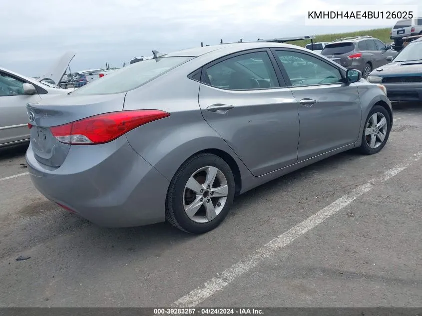 KMHDH4AE4BU126025 2011 Hyundai Elantra Gls (Ulsan Plant)