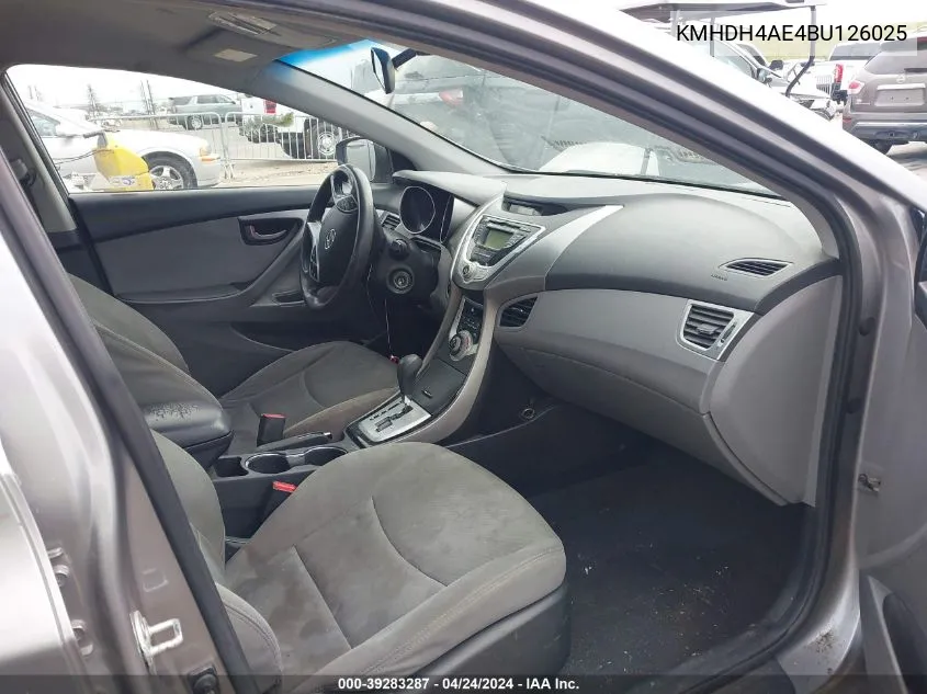 2011 Hyundai Elantra Gls (Ulsan Plant) VIN: KMHDH4AE4BU126025 Lot: 39283287