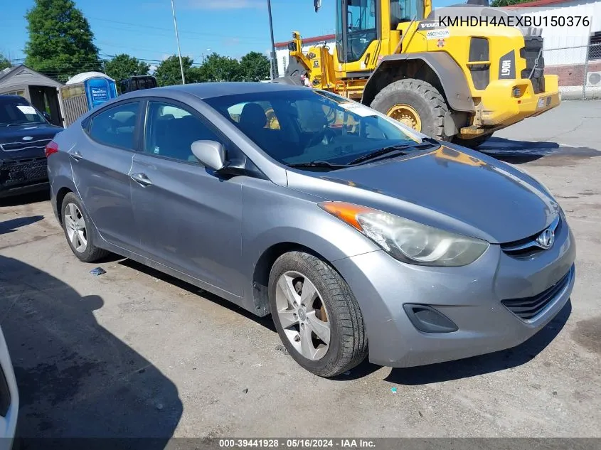 2011 Hyundai Elantra Gls (Ulsan Plant) VIN: KMHDH4AEXBU150376 Lot: 39441928