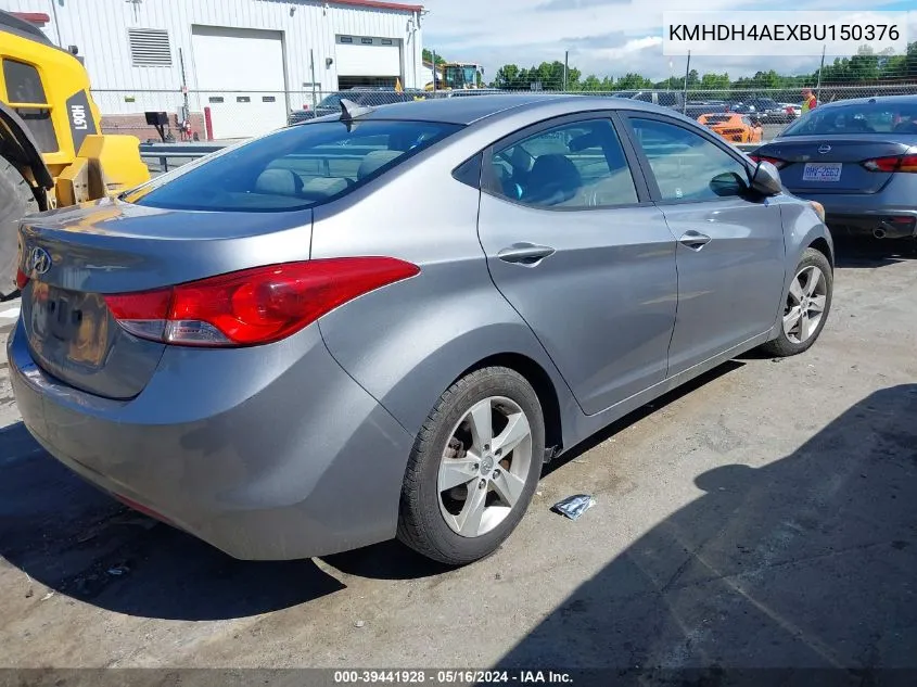 KMHDH4AEXBU150376 2011 Hyundai Elantra Gls (Ulsan Plant)