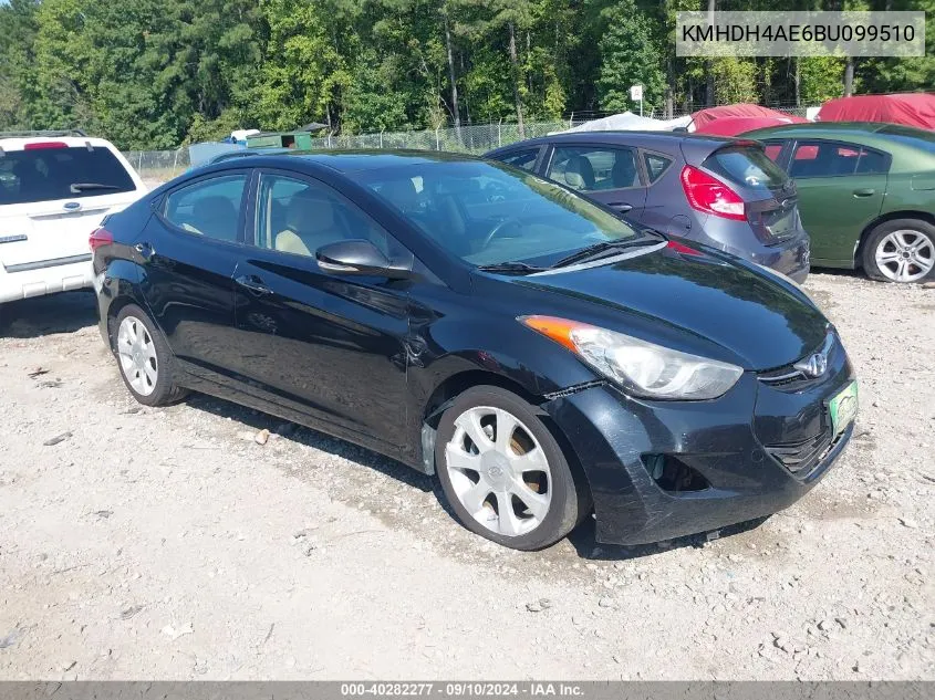 KMHDH4AE6BU099510 2011 Hyundai Elantra Limited (Ulsan Plant)