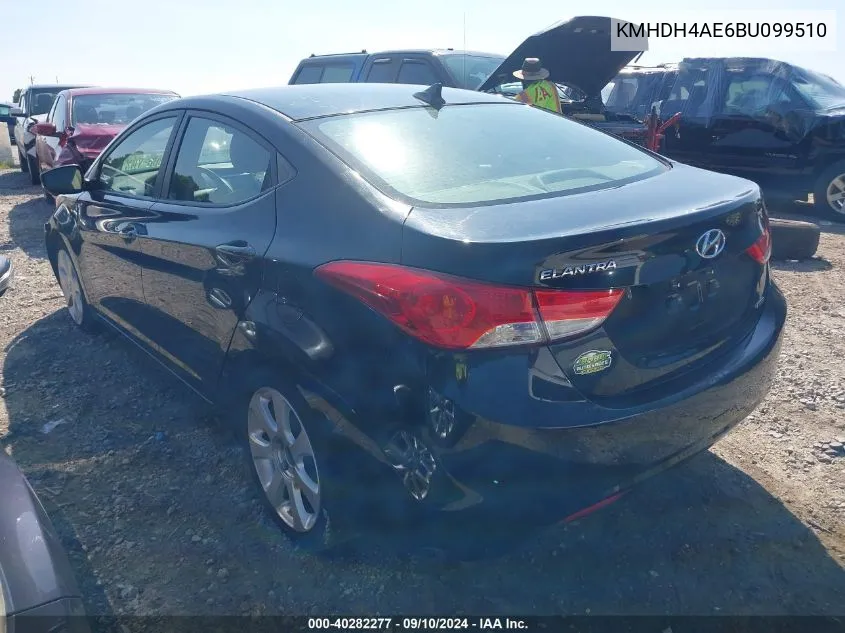 KMHDH4AE6BU099510 2011 Hyundai Elantra Limited (Ulsan Plant)