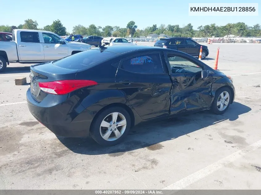 2011 Hyundai Elantra Gls (Ulsan Plant) VIN: KMHDH4AE2BU128856 Lot: 40287952