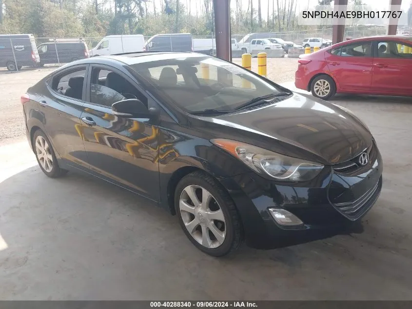 5NPDH4AE9BH017767 2011 Hyundai Elantra Limited