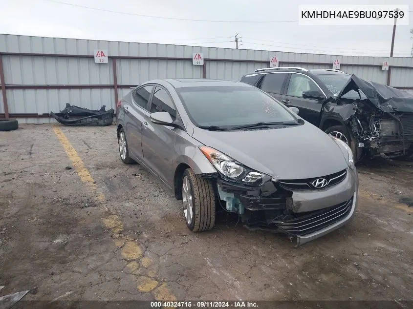 2011 Hyundai Elantra Limited (Ulsan Plant) VIN: KMHDH4AE9BU097539 Lot: 40324715