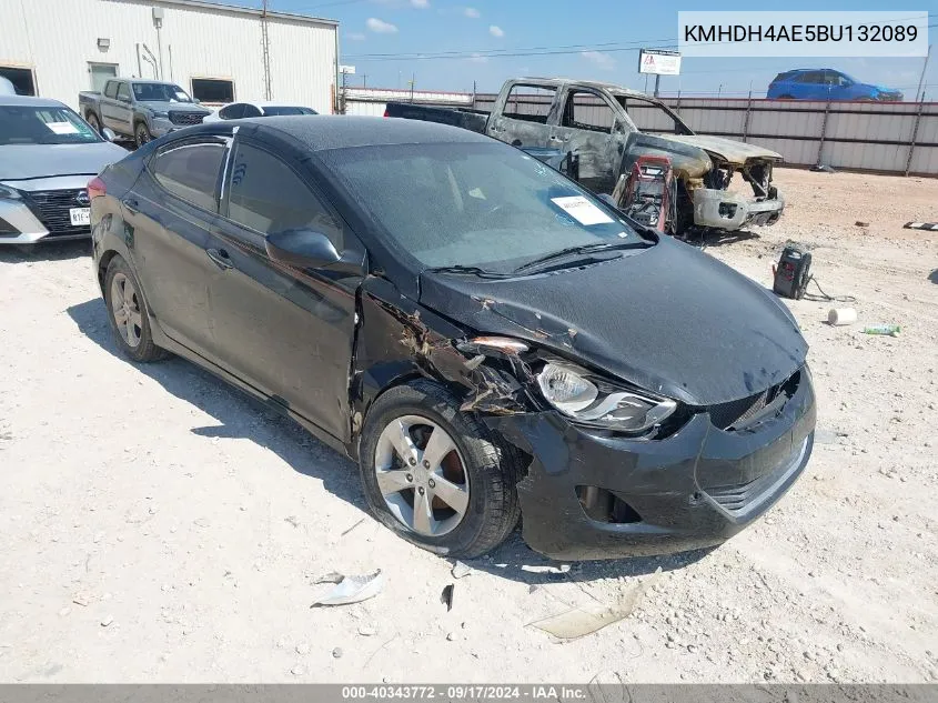 2011 Hyundai Elantra Gls (Ulsan Plant) VIN: KMHDH4AE5BU132089 Lot: 40343772