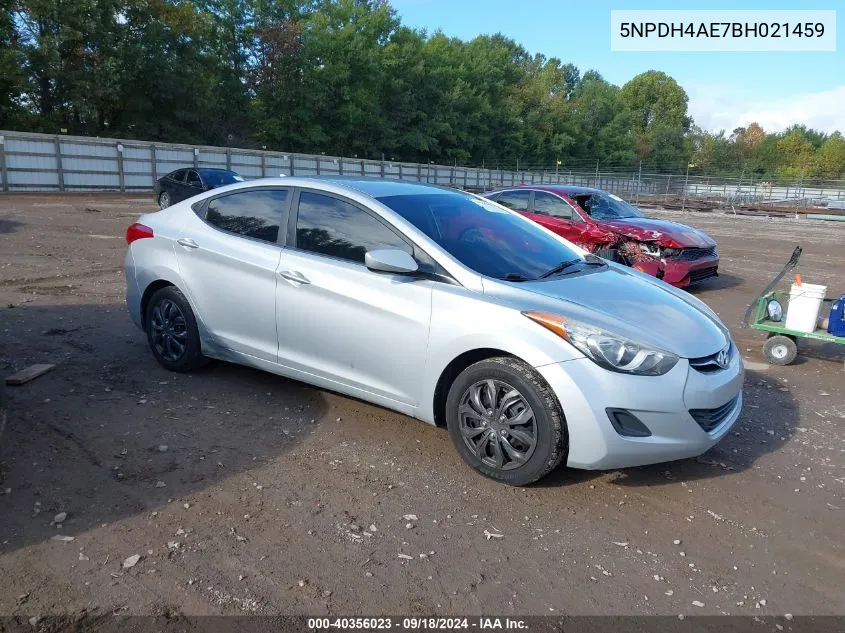 2011 Hyundai Elantra Gls VIN: 5NPDH4AE7BH021459 Lot: 40356023