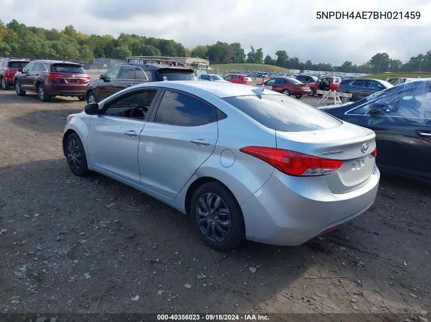 5NPDH4AE7BH021459 2011 Hyundai Elantra Gls