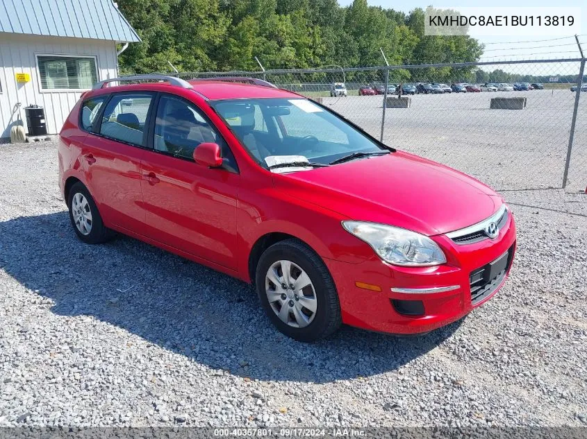 2011 Hyundai Elantra Touring Gls VIN: KMHDC8AE1BU113819 Lot: 40357801