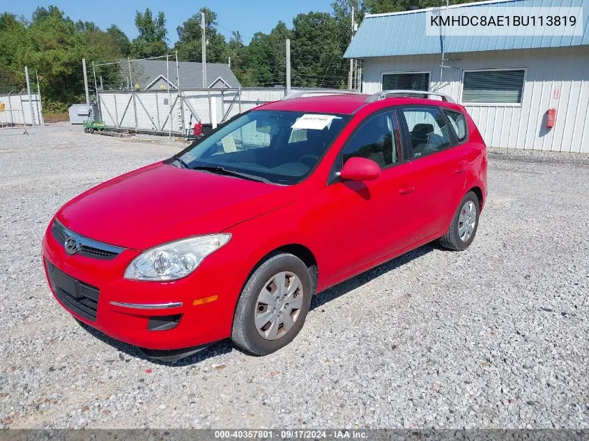 2011 Hyundai Elantra Touring Gls VIN: KMHDC8AE1BU113819 Lot: 40357801