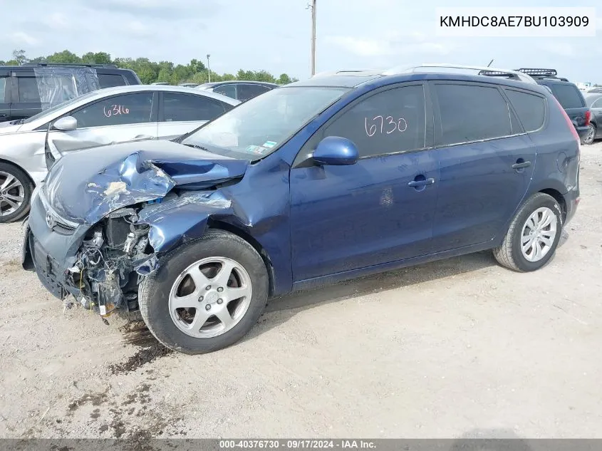 2011 Hyundai Elantra Touring Se VIN: KMHDC8AE7BU103909 Lot: 40376730