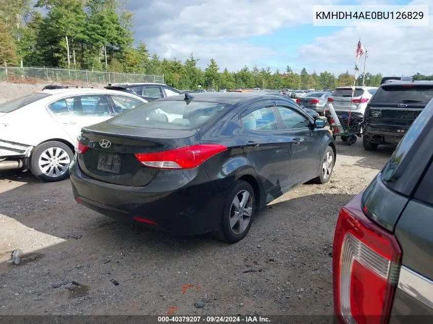 KMHDH4AE0BU126829 2011 Hyundai Elantra Gls (Ulsan Plant)