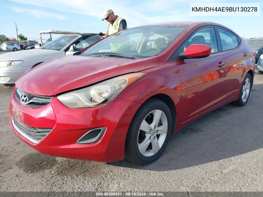 KMHDH4AE9BU130278 2011 Hyundai Elantra Gls (Ulsan Plant)