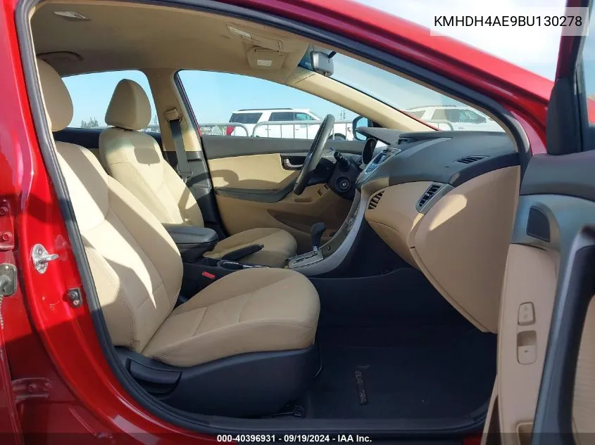 KMHDH4AE9BU130278 2011 Hyundai Elantra Gls (Ulsan Plant)