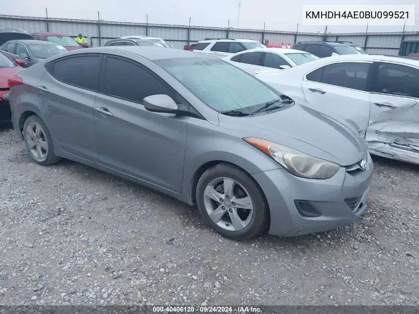 KMHDH4AE0BU099521 2011 Hyundai Elantra Gls (Ulsan Plant)