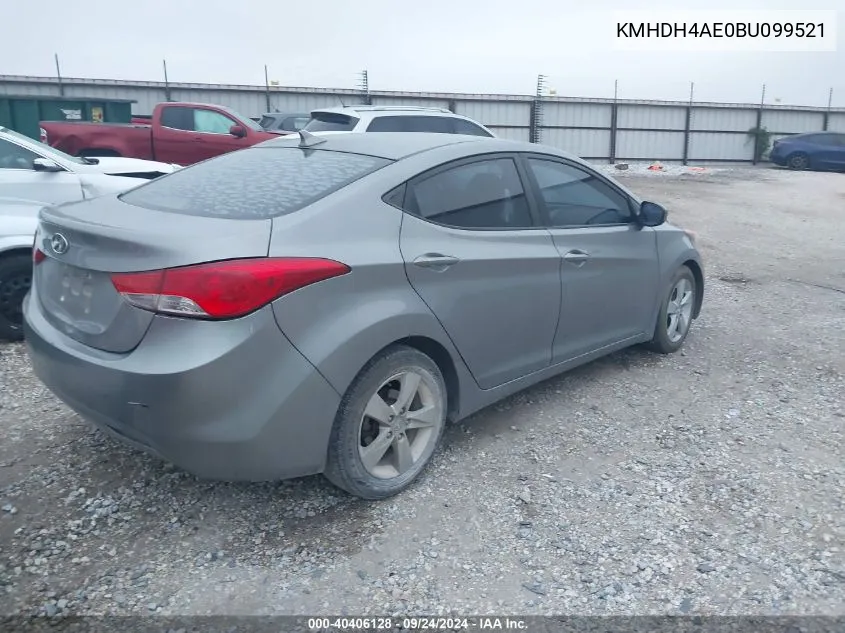 KMHDH4AE0BU099521 2011 Hyundai Elantra Gls (Ulsan Plant)