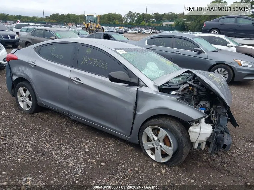 KMHDH4AE9BU150935 2011 Hyundai Elantra Gls (Ulsan Plant)