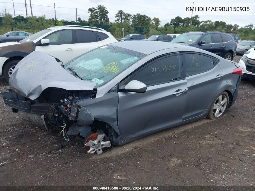 KMHDH4AE9BU150935 2011 Hyundai Elantra Gls (Ulsan Plant)