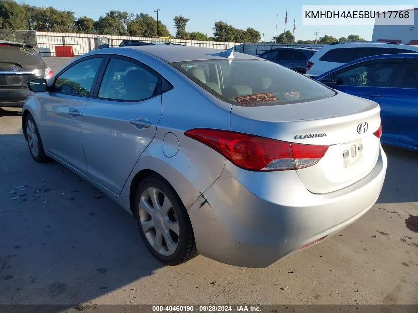 KMHDH4AE5BU117768 2011 Hyundai Elantra Gls/Limited