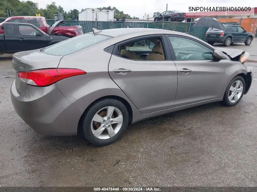 5NPDH4AE8BH060609 2011 Hyundai Elantra Gls