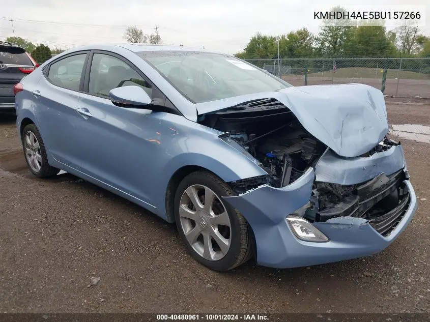 KMHDH4AE5BU157266 2011 Hyundai Elantra Limited (Ulsan Plant)