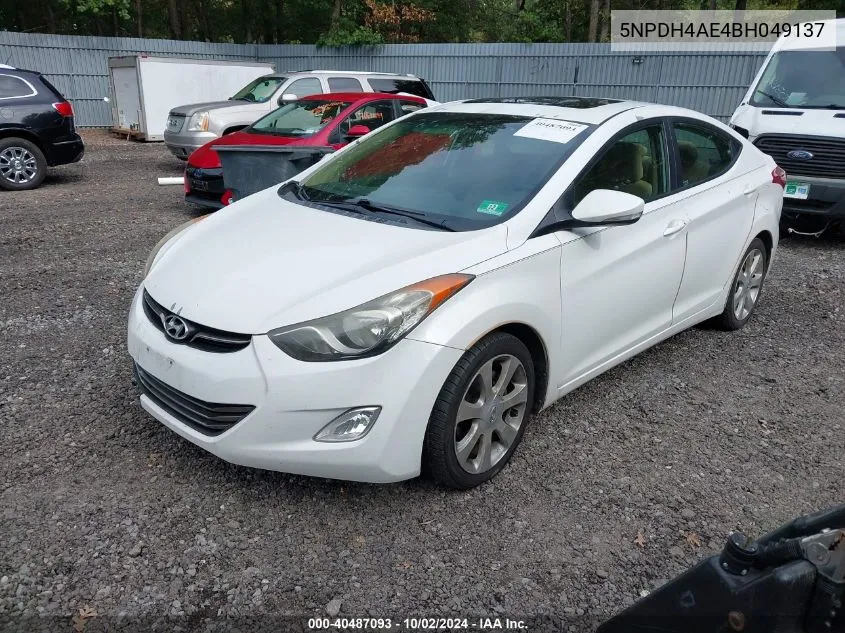 2011 Hyundai Elantra Limited VIN: 5NPDH4AE4BH049137 Lot: 40487093