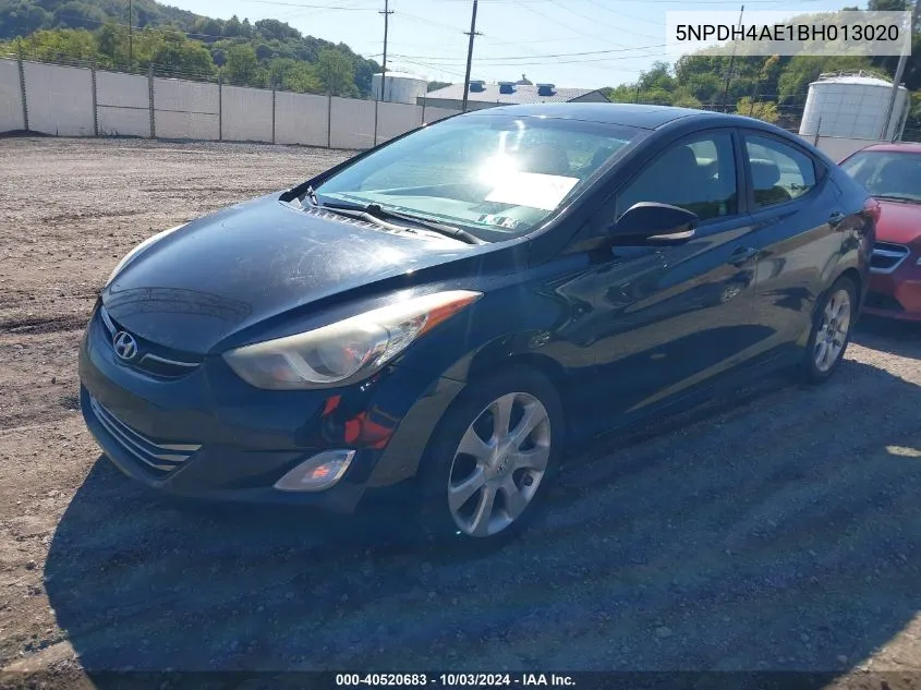 5NPDH4AE1BH013020 2011 Hyundai Elantra Limited