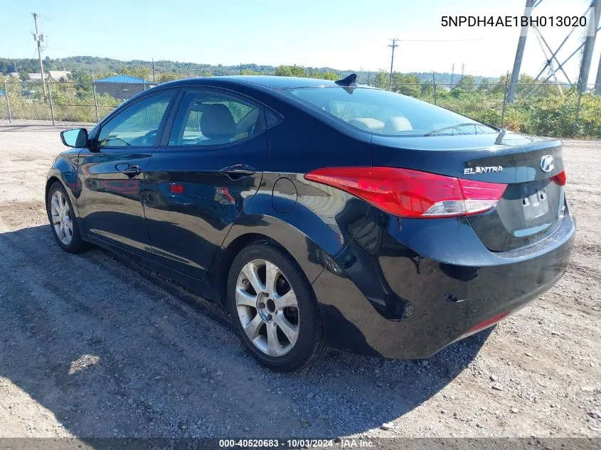 5NPDH4AE1BH013020 2011 Hyundai Elantra Limited