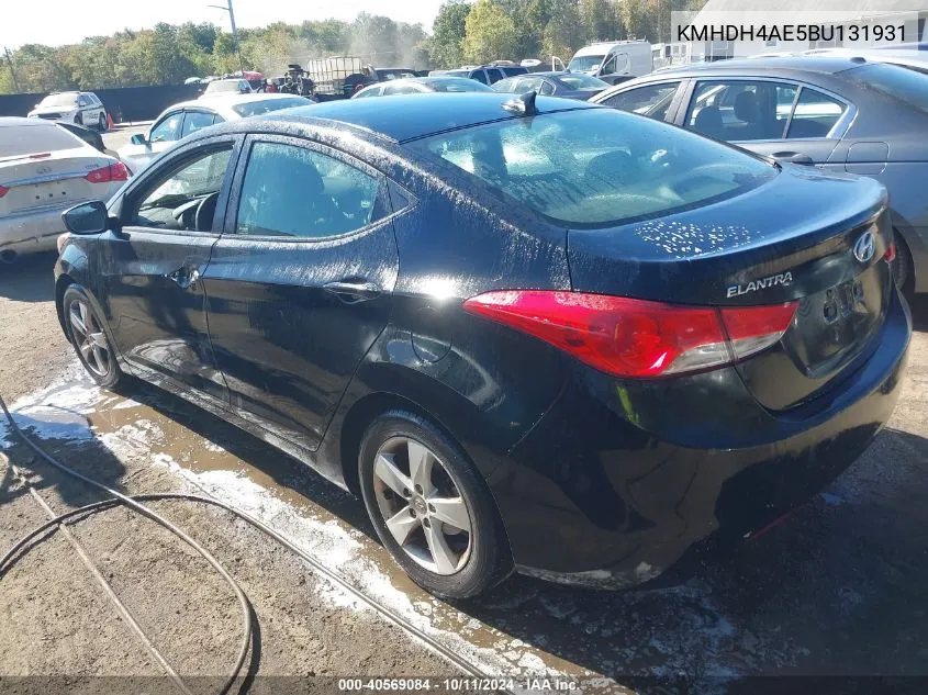 KMHDH4AE5BU131931 2011 Hyundai Elantra Gls (Ulsan Plant)