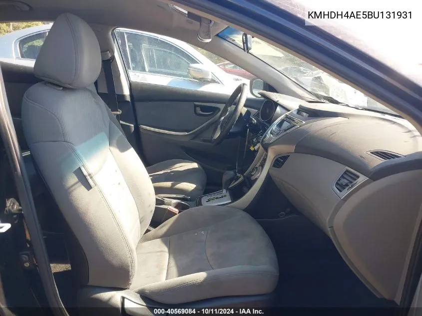 KMHDH4AE5BU131931 2011 Hyundai Elantra Gls (Ulsan Plant)