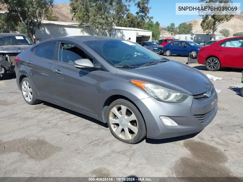 5NPDH4AE7BH039069 2011 Hyundai Elantra Limited