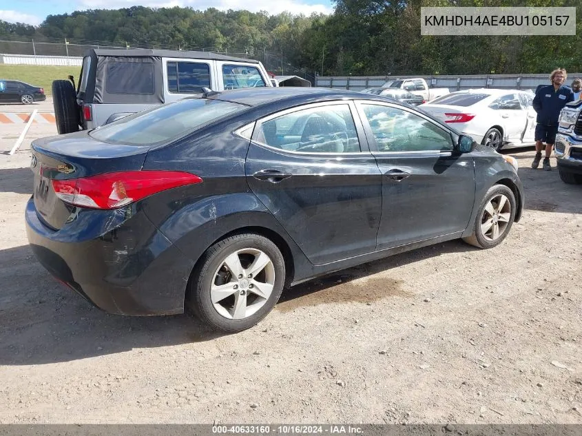 KMHDH4AE4BU105157 2011 Hyundai Elantra Gls (Ulsan Plant)