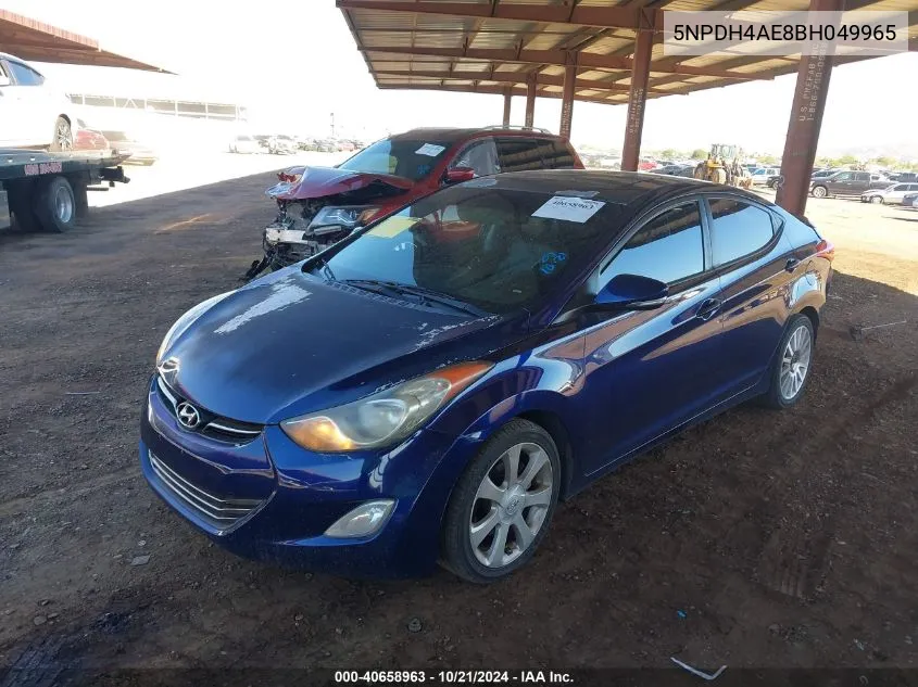 5NPDH4AE8BH049965 2011 Hyundai Elantra Limited