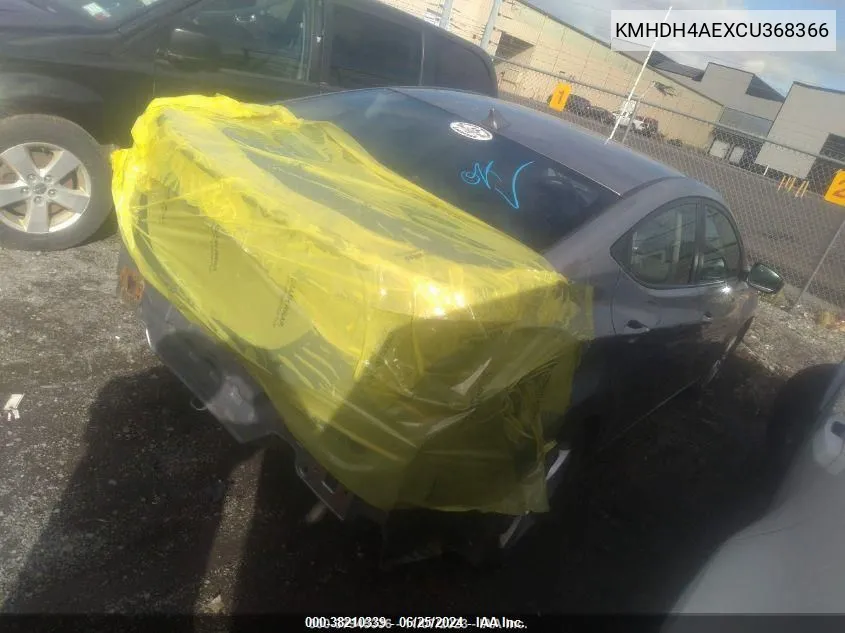 KMHDH4AEXCU368366 2012 Hyundai Elantra Gls (Ulsan Plant)