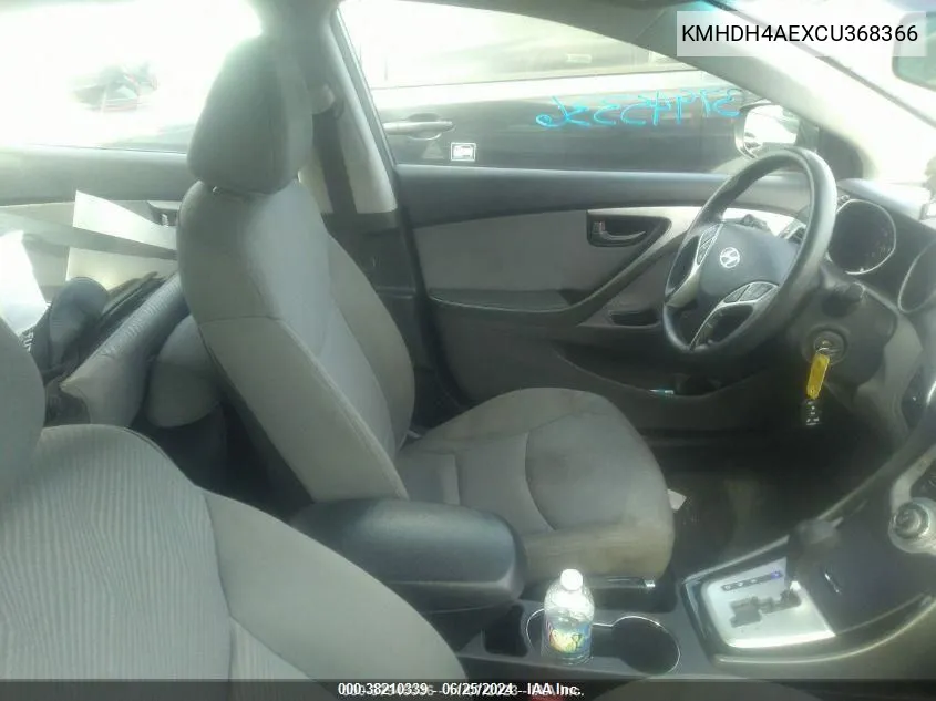 KMHDH4AEXCU368366 2012 Hyundai Elantra Gls (Ulsan Plant)