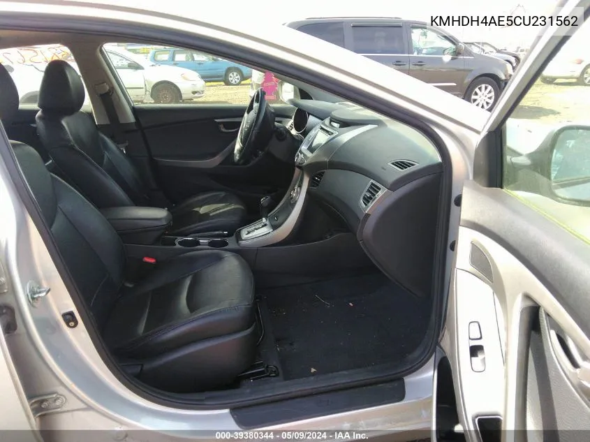 KMHDH4AE5CU231562 2012 Hyundai Elantra Limited (Ulsan Plant)